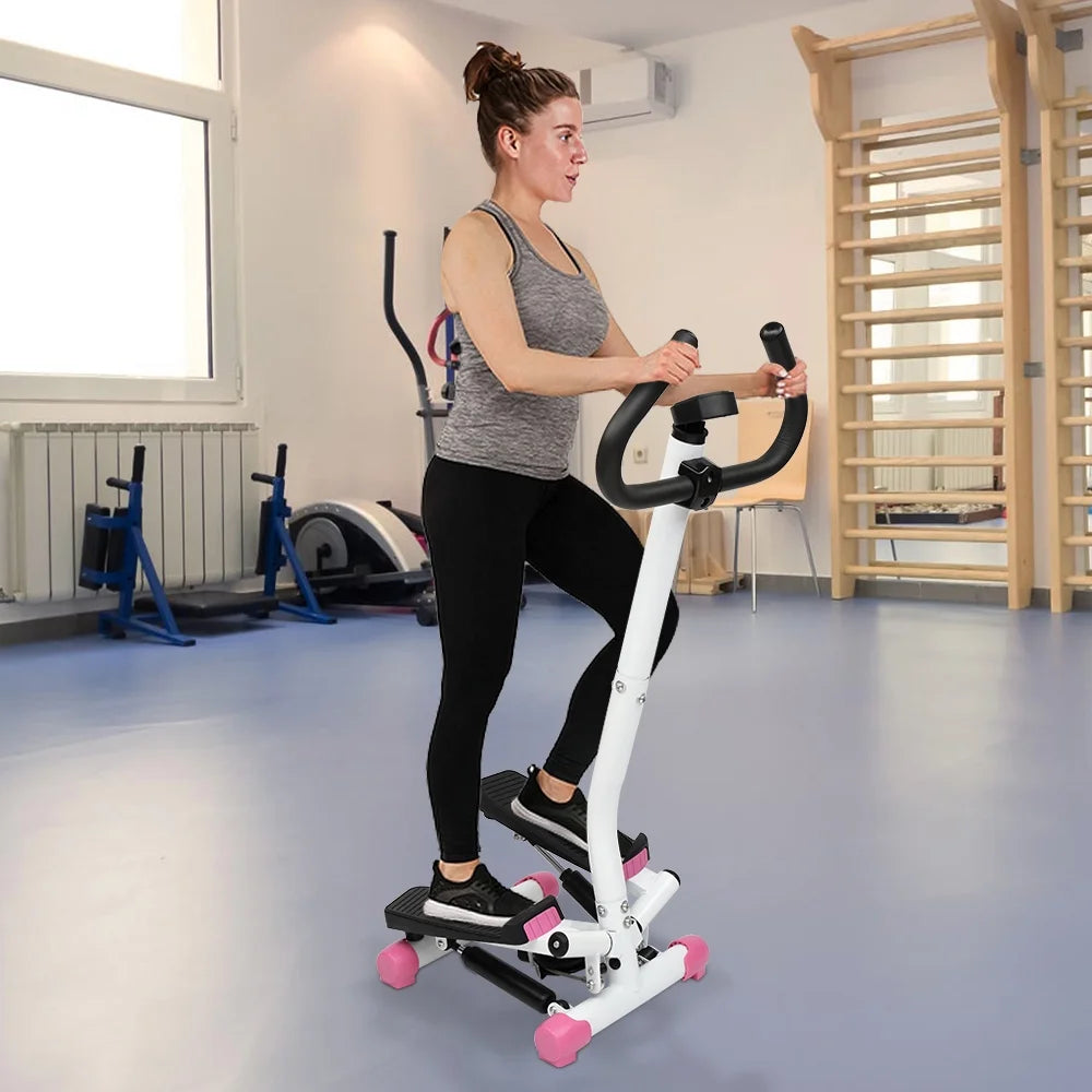 Mini Paso Aeróbico, Máquina De Fitness Con Asa, Rosa