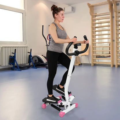 Mini Paso Aeróbico, Máquina De Fitness Con Asa, Rosa